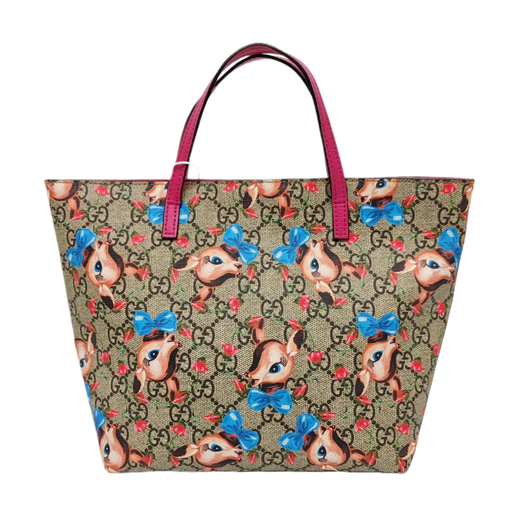 Children’s GG Bucket Monogram Coated Canvas Beige
