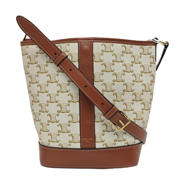 TRIOMPHE CANVAS Small Coated Canvas Beige