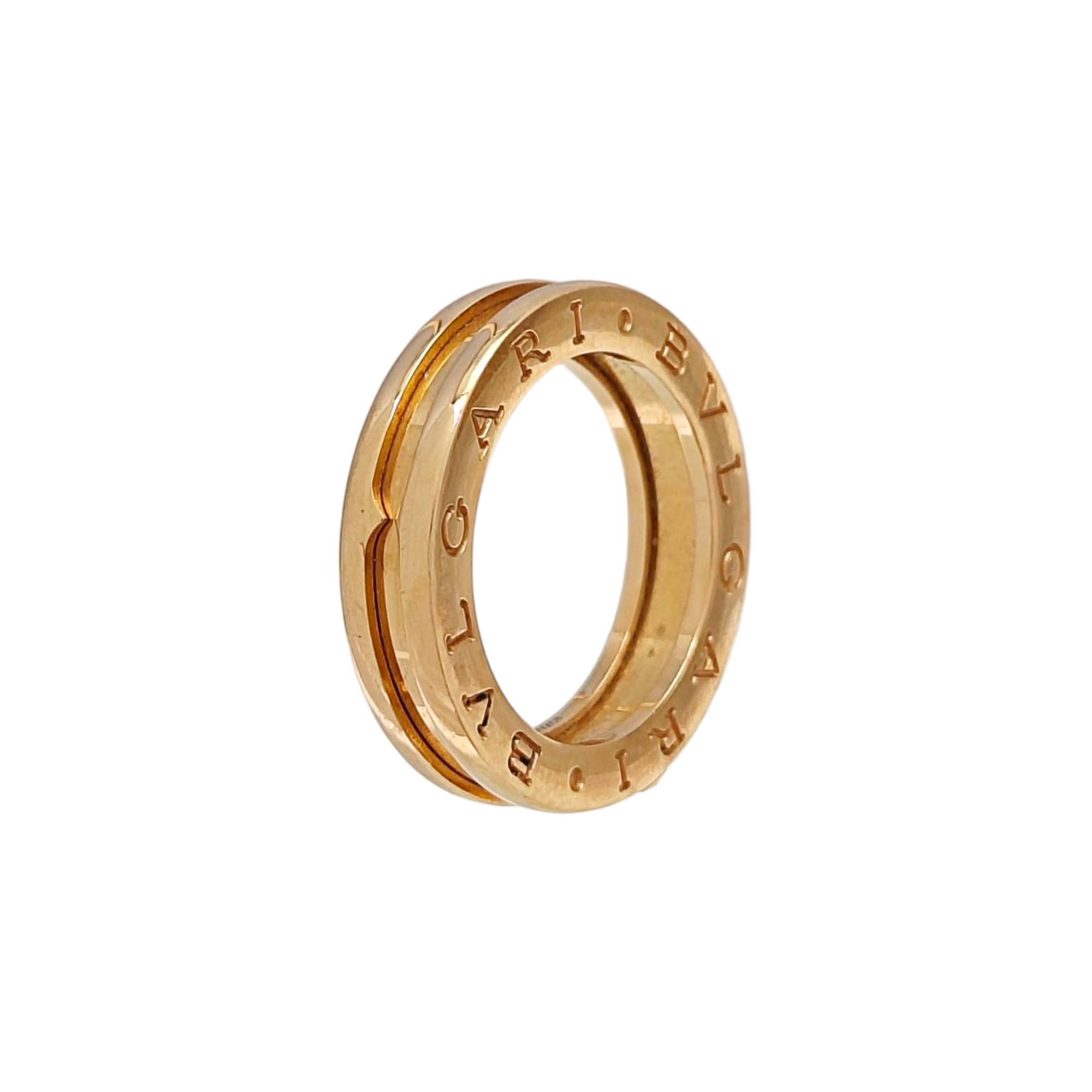 B.ZERO1 18k Rose Gold Ring EU 50