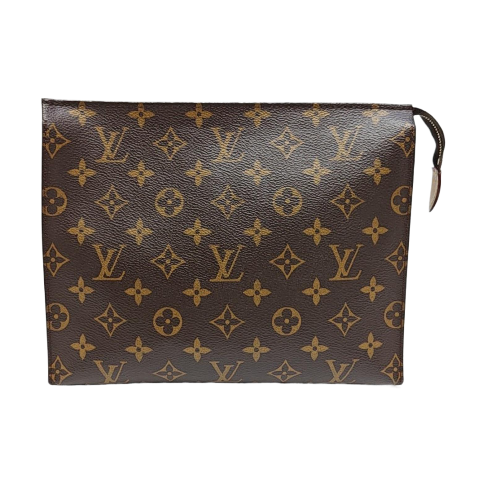 TOILET POCKET 26 Monogram Coated Canvas Brown