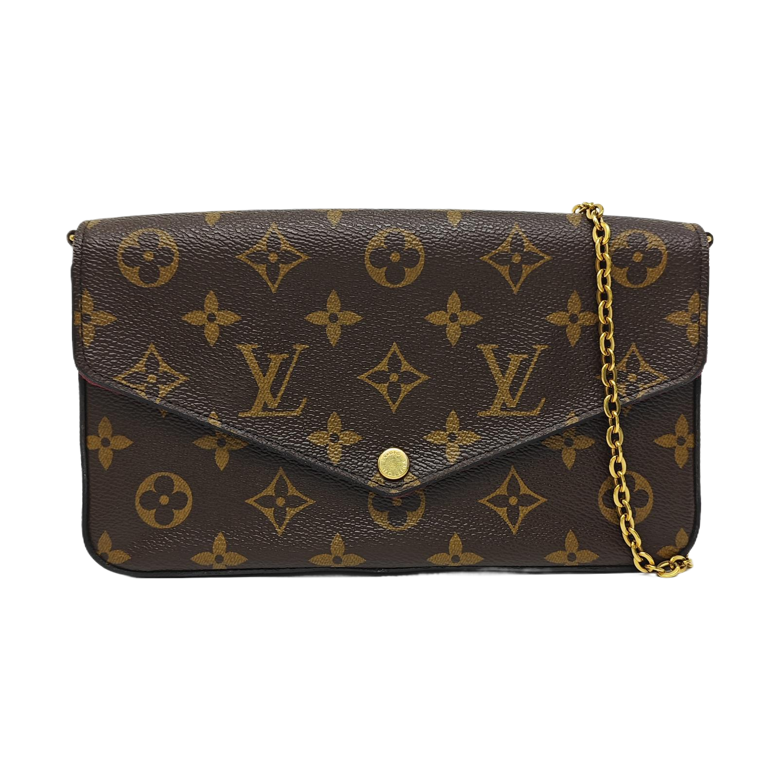 FÉLICIE Monogram Coated Canvas Brown