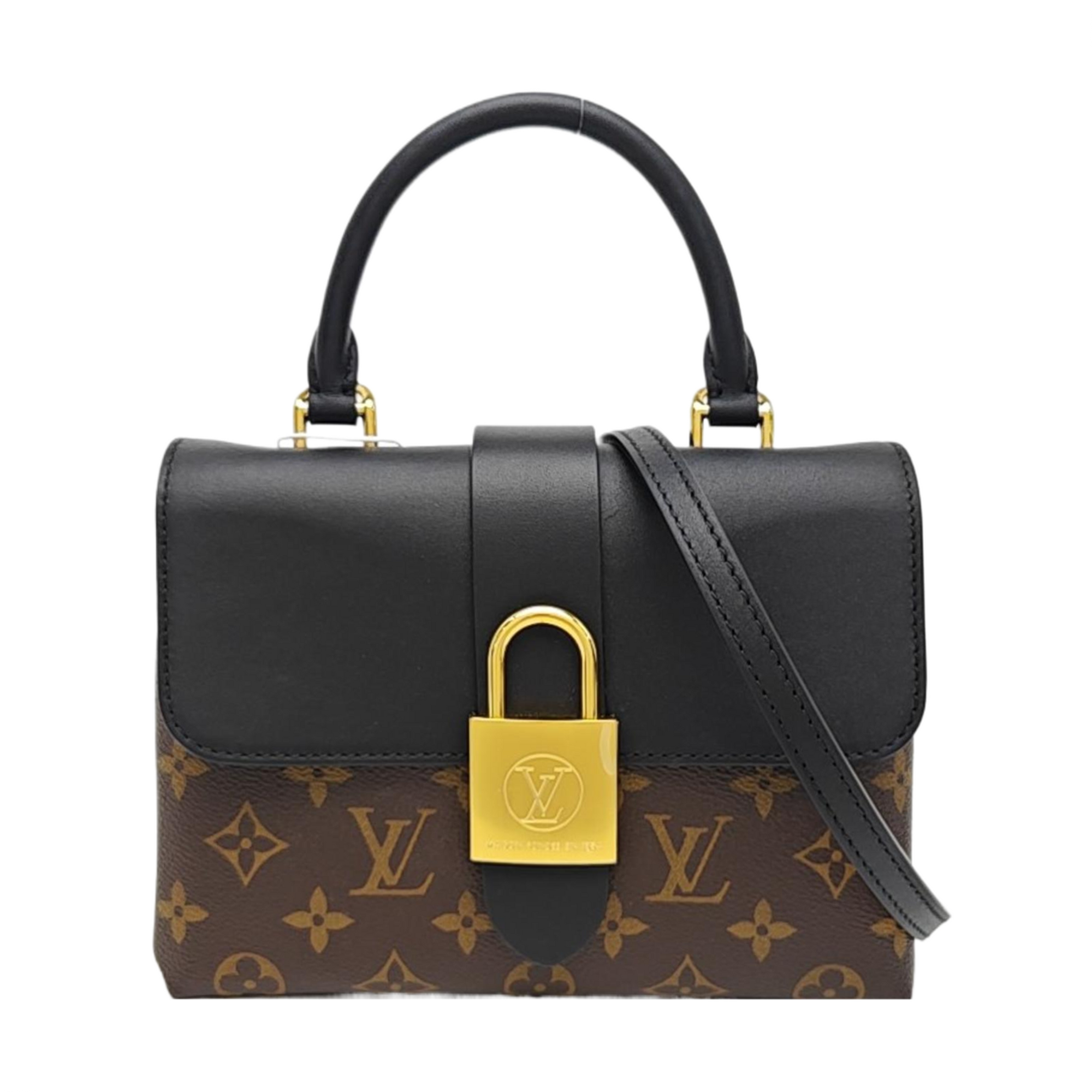 LOCKY BB Monogram Coated Canvas Brown
