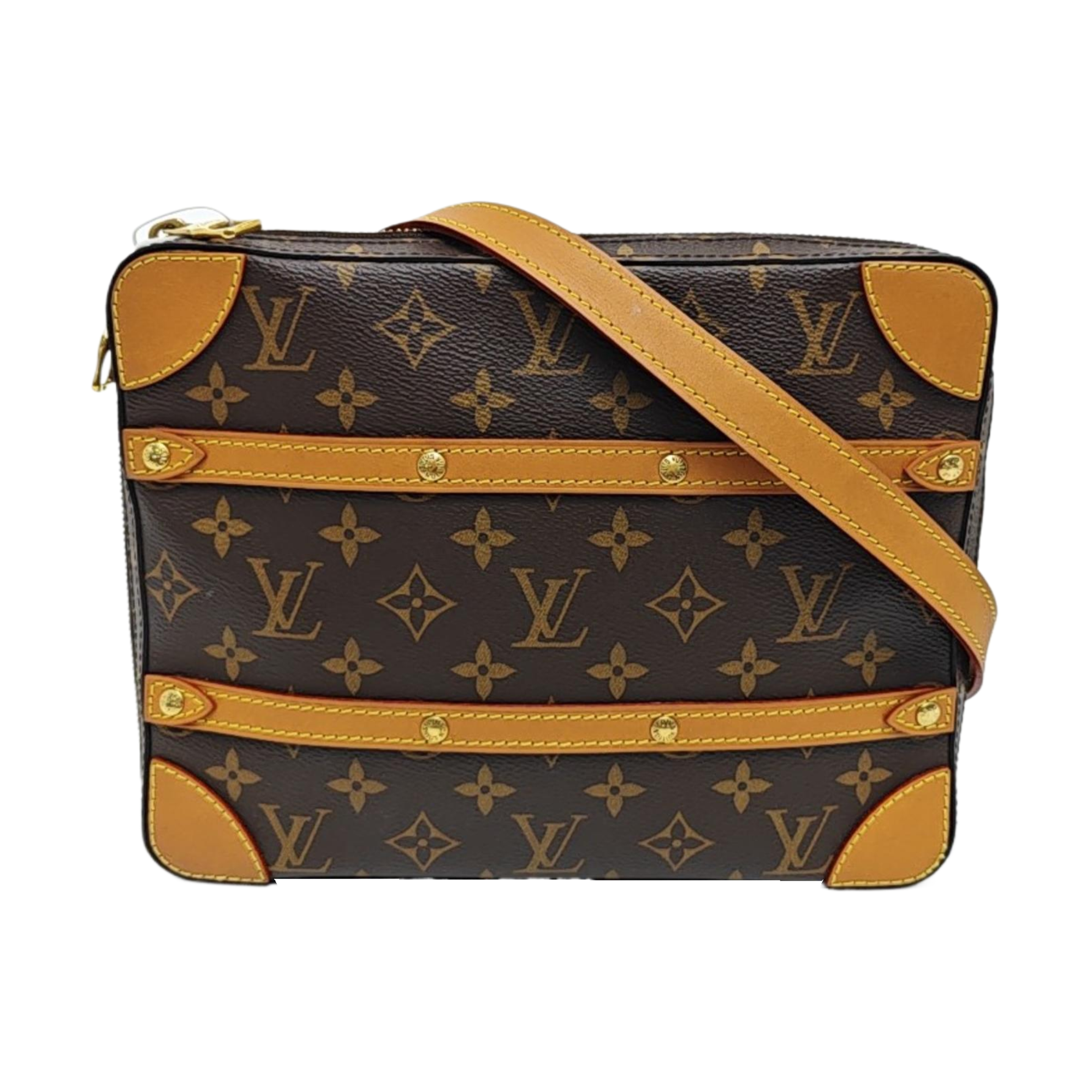SOFT TRUNK PM Monogram Coated Canvas Brown