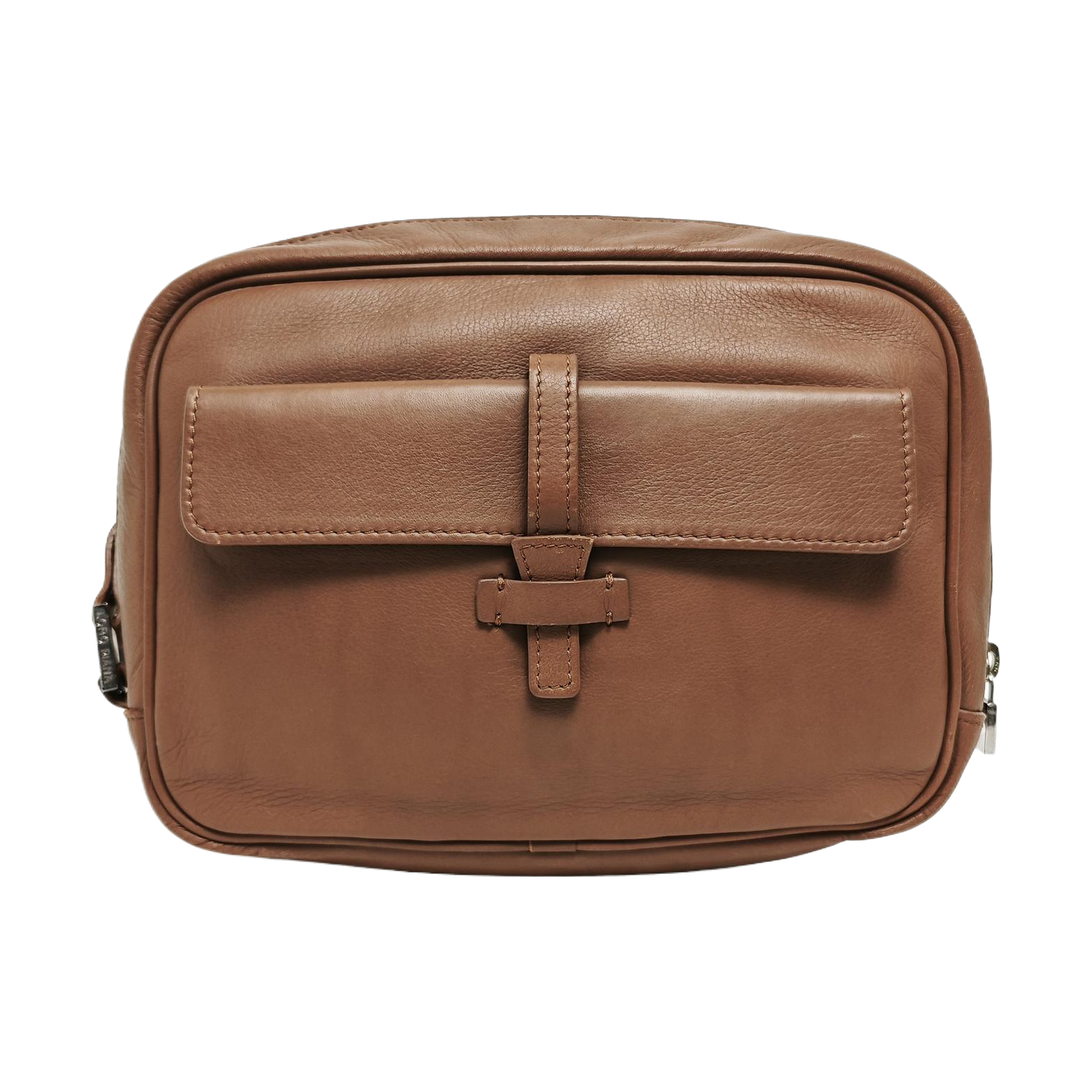 Calfskin Clutch Beige