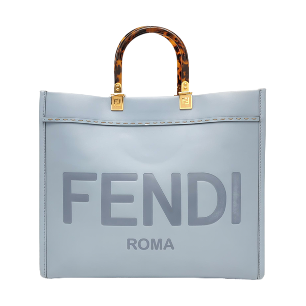 Sunshine Medium Calfskin Blue