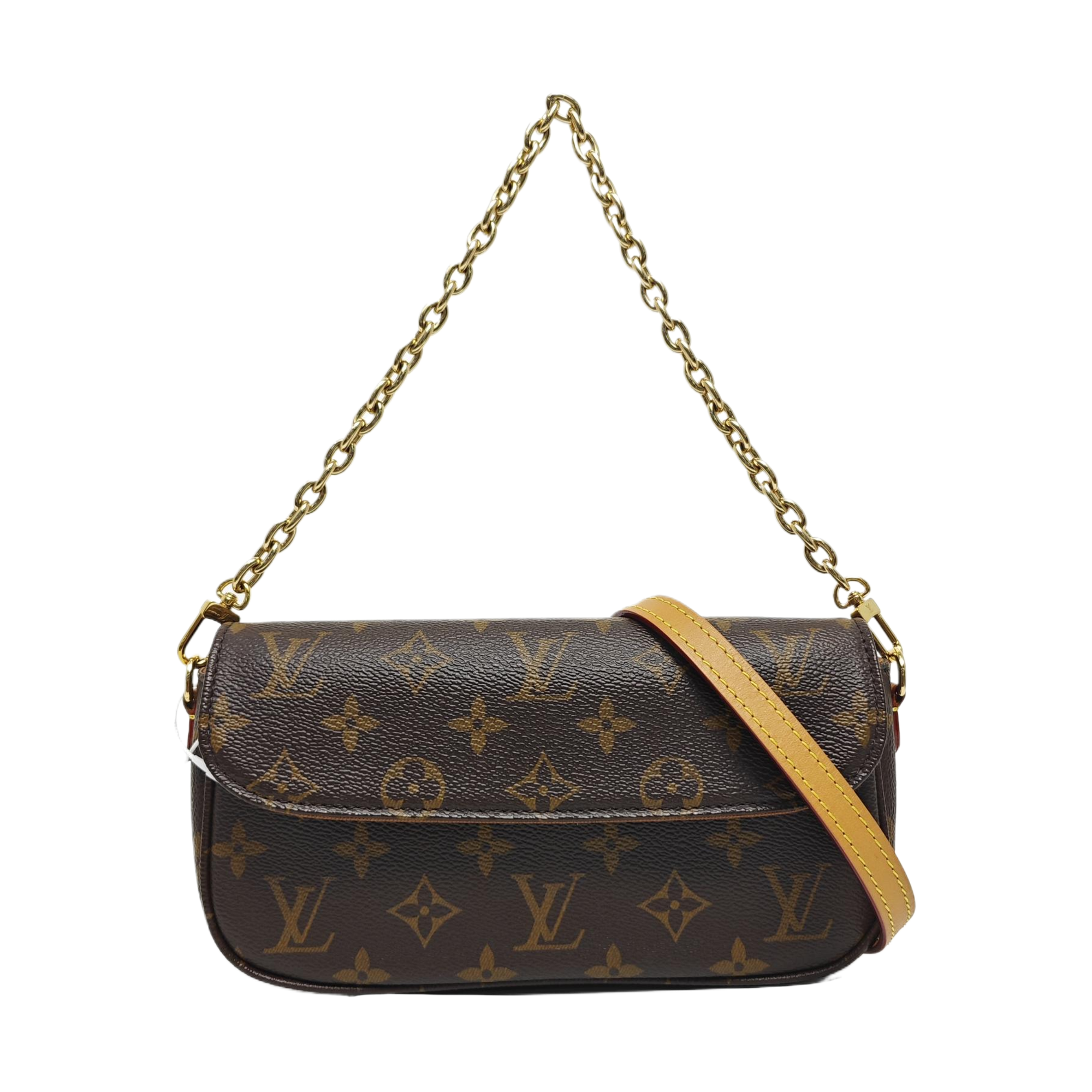 IVY Monogram Coated Canvas Brown
