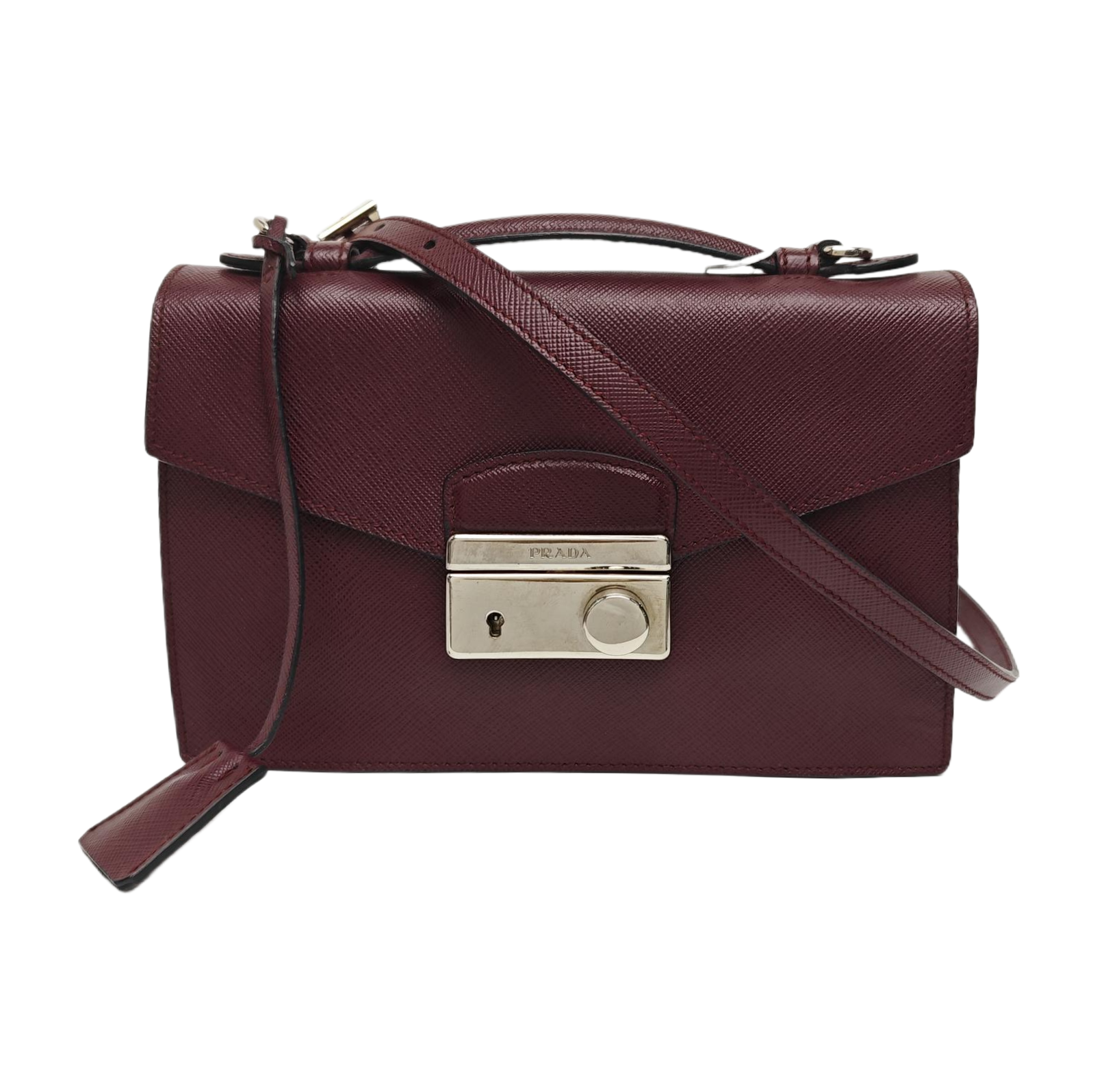 Sound Bag Saffiano Calfskin Red