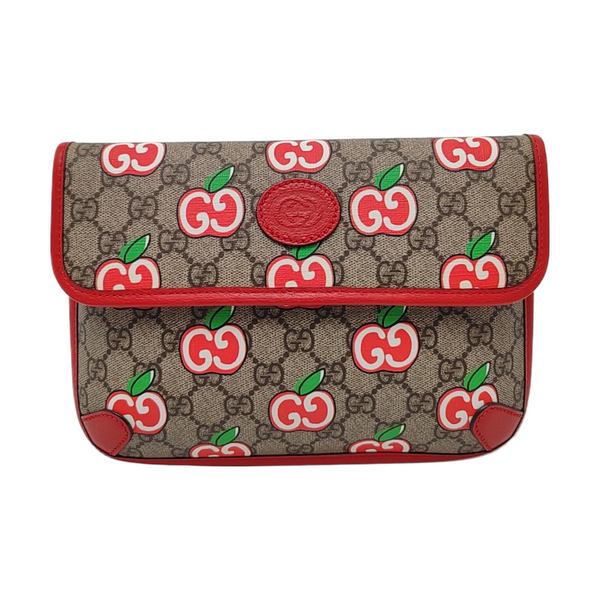 Neo Vintage Monogram Coated Canvas Red