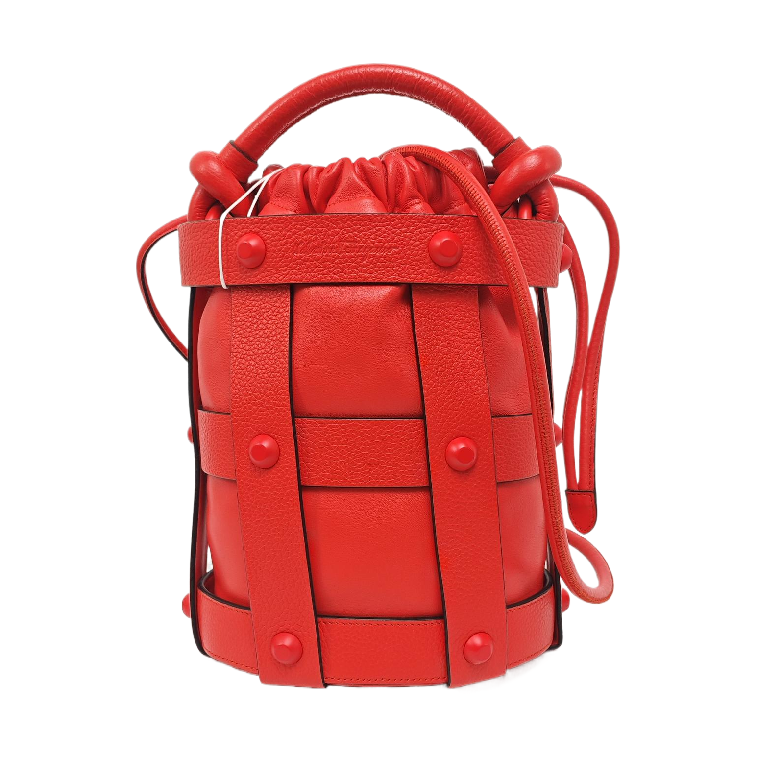 Cage Lambskin Red