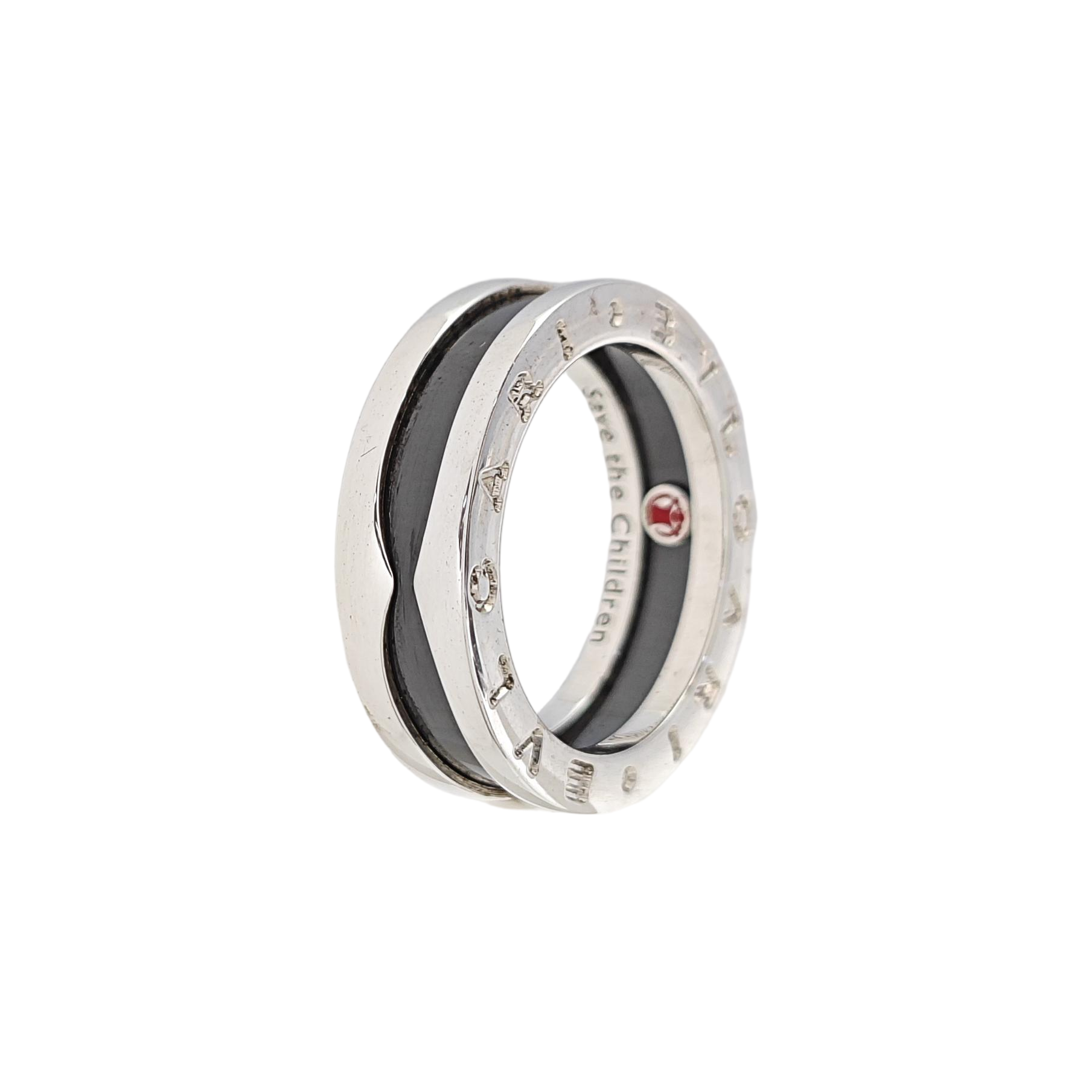 B.ZERO1 925 Sterling Silver Ring EU 55