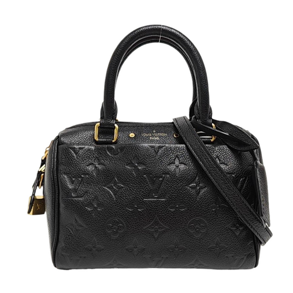 SPEEDY 20 Monogram Calfskin Black