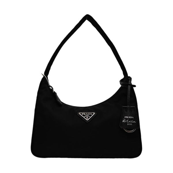 Minibolso de nailon Re-Edition2000 negro