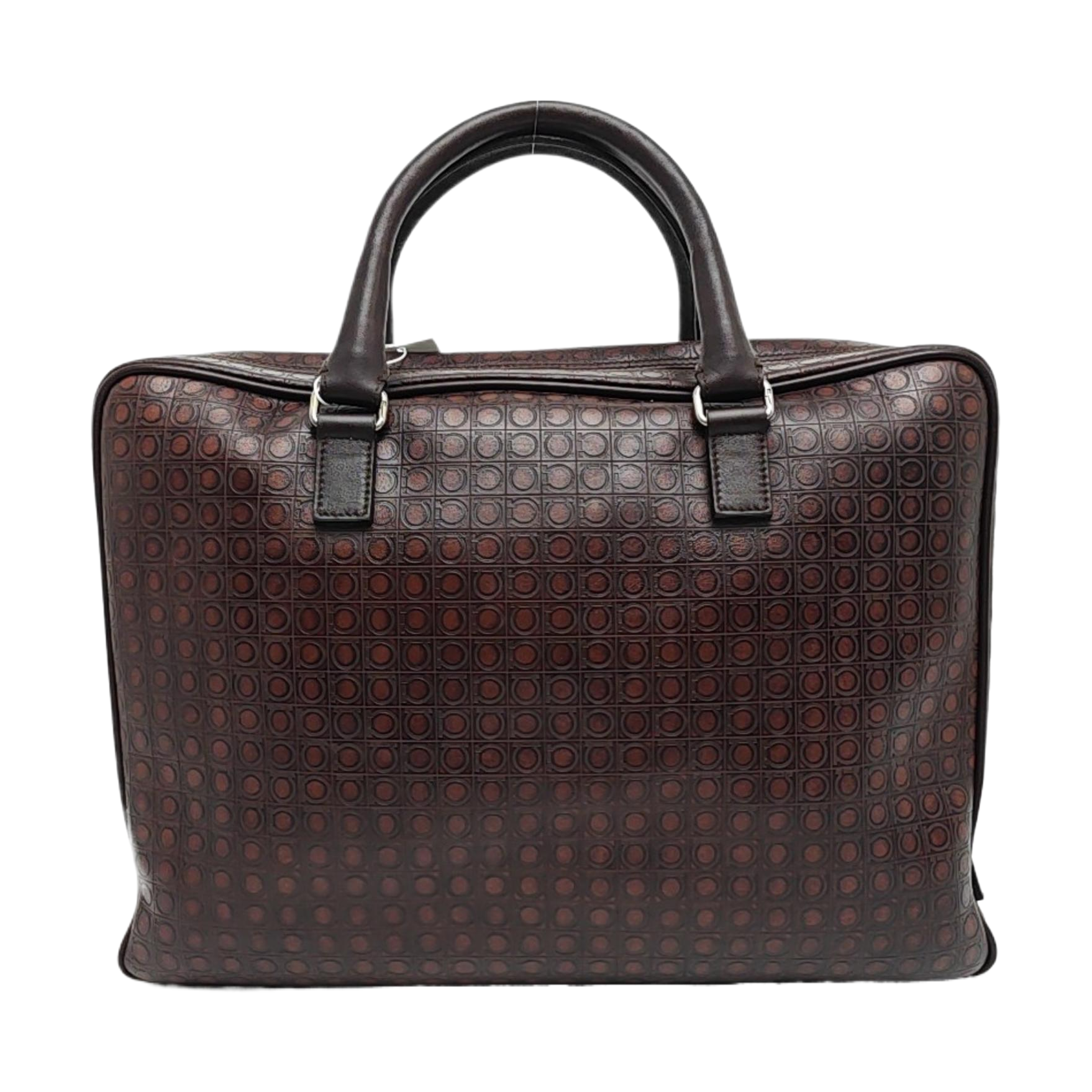 Calfskin Top Handle Bag Red