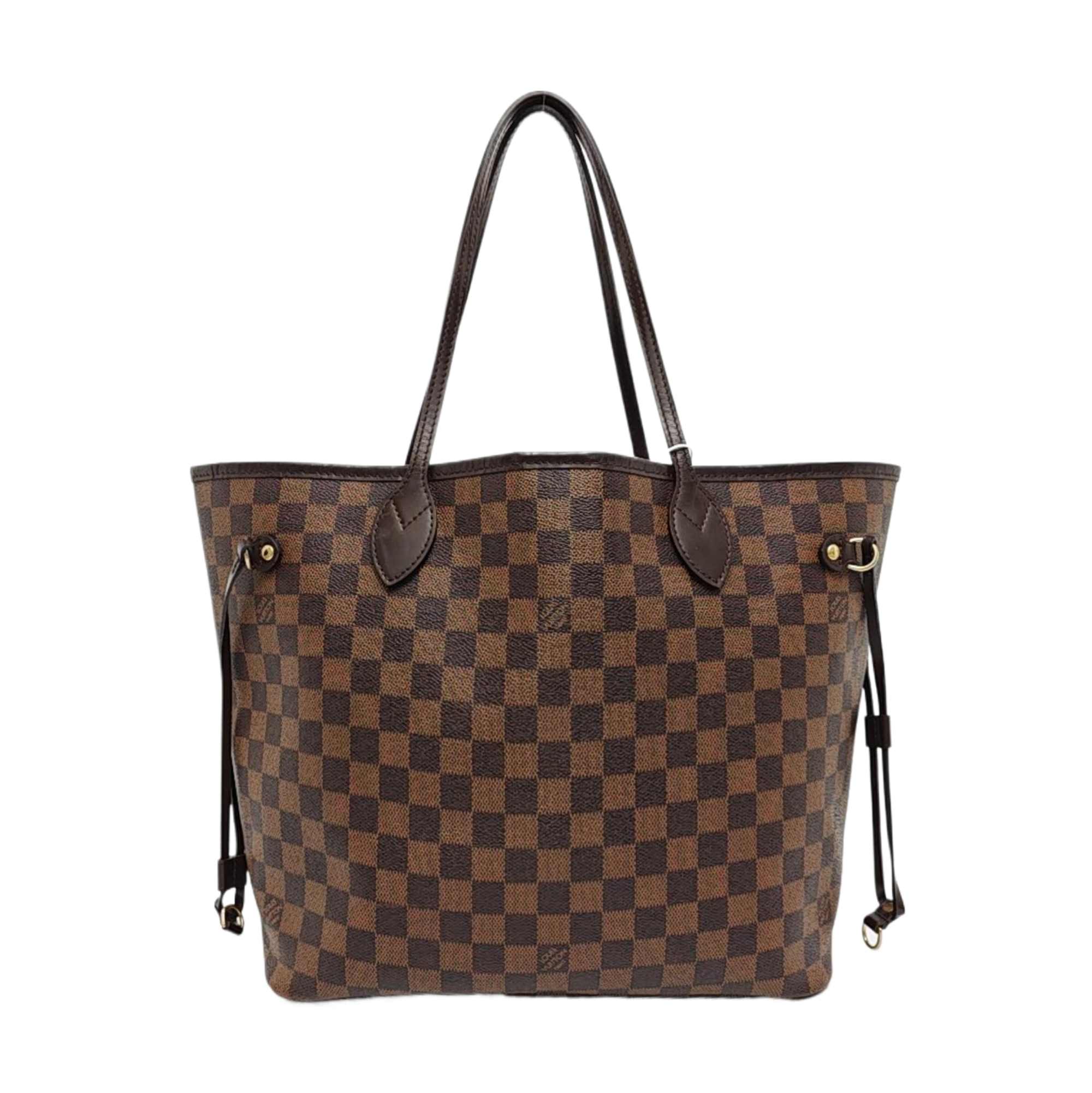 NEVERFULL MM Damier Ebene Coated Canvas Brown