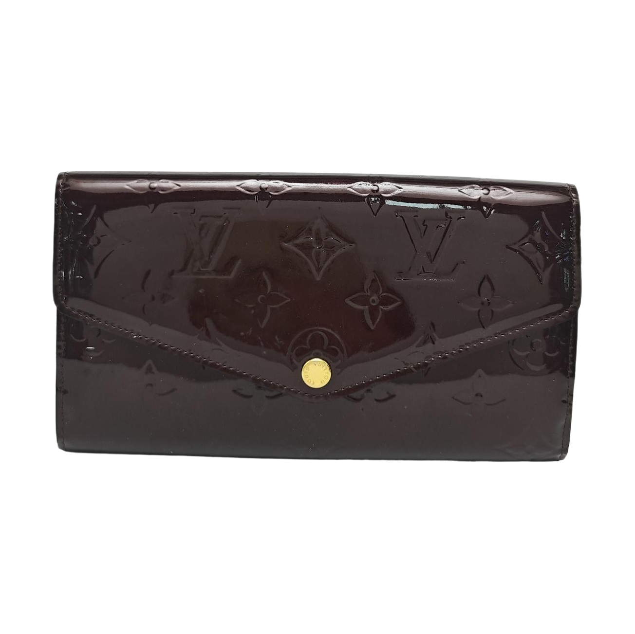 SARAH Patent Leather Red Wallet