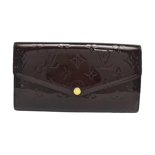 SARAH Patent Leather Red Wallet