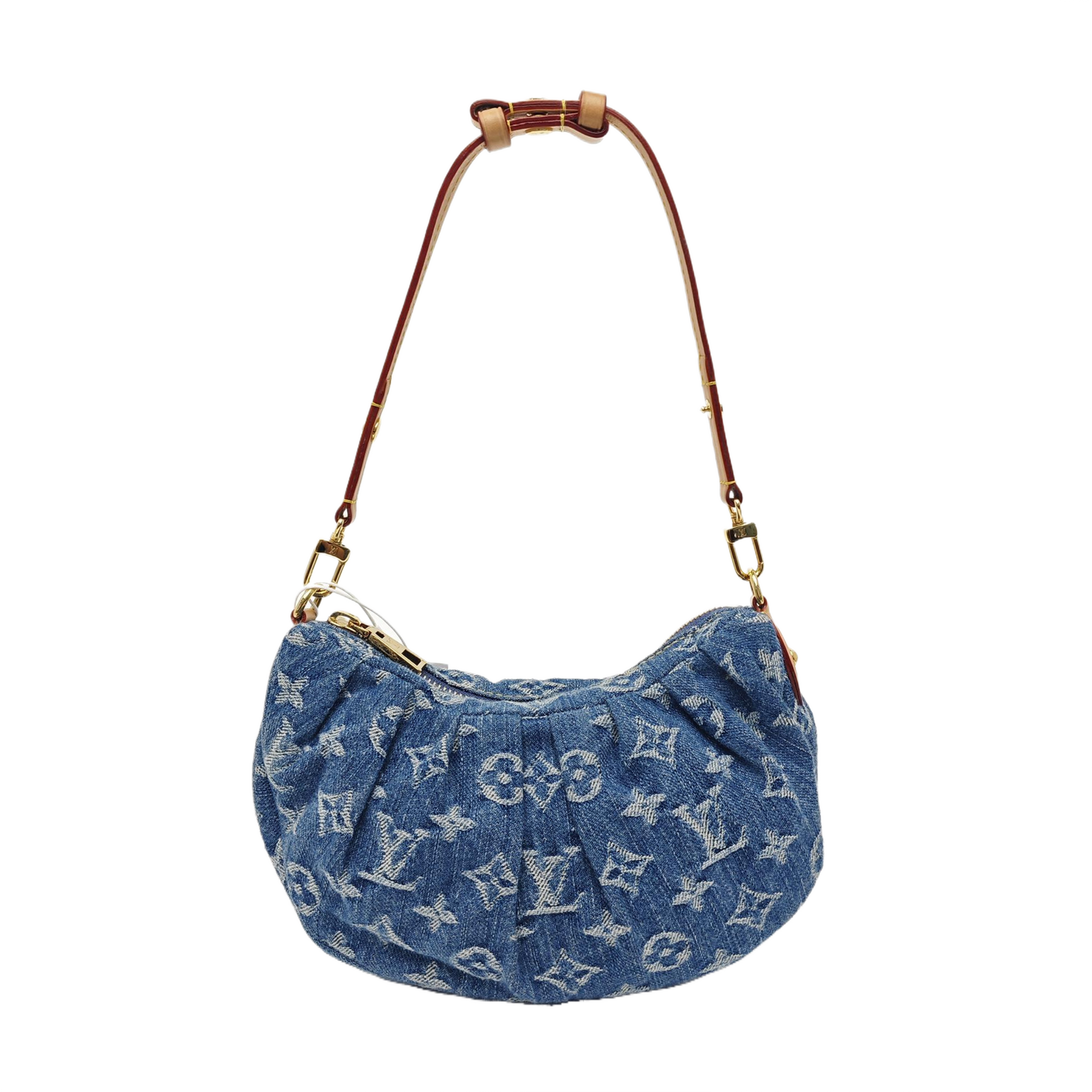 Pochette Valley Monogram Denim Blue