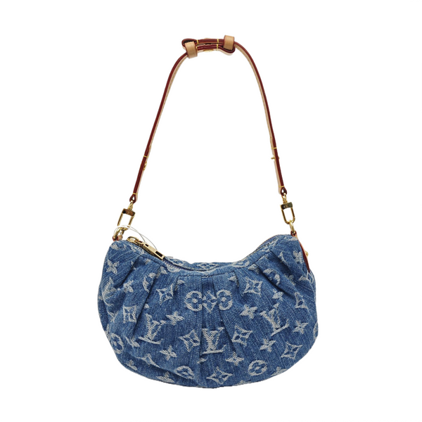 Pochette Valley Monogram Denim Blue