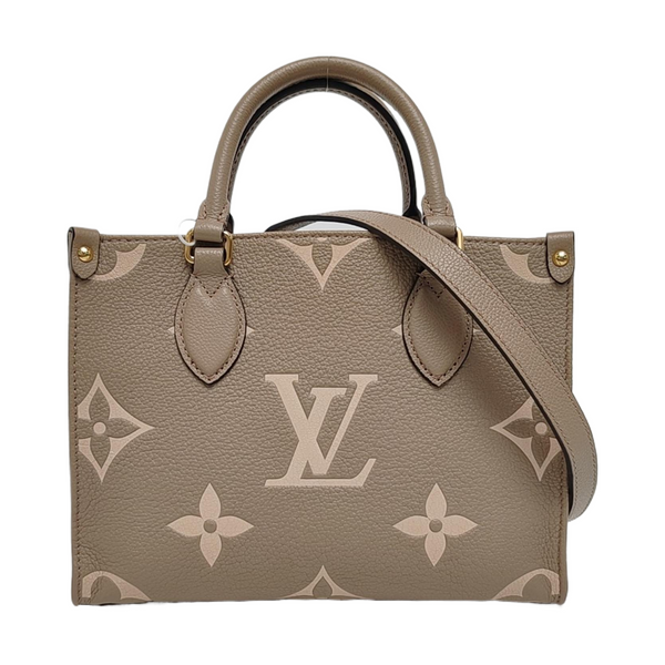 ONTHEGO PM Monogram Calfskin Gray