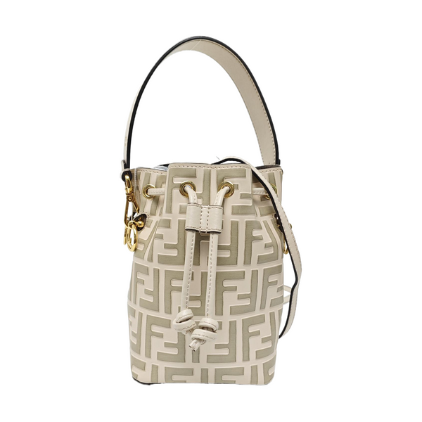 Mon Tresor Mini Calfskin Beige