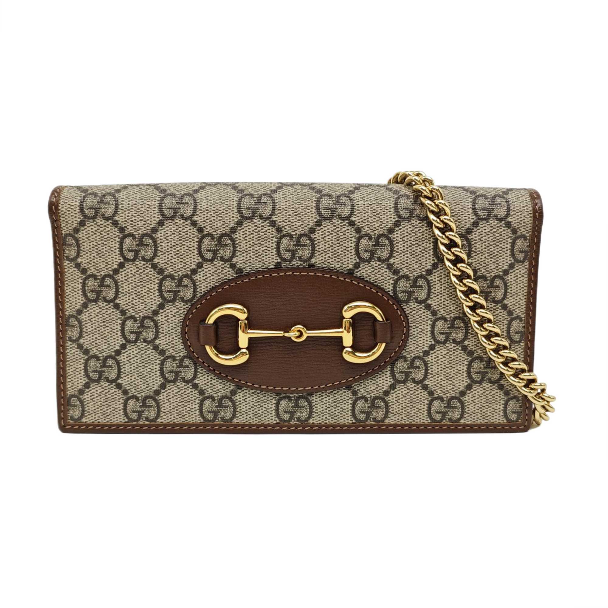 Horsebit 1955 WOC Monogram Coated Canvas Beige