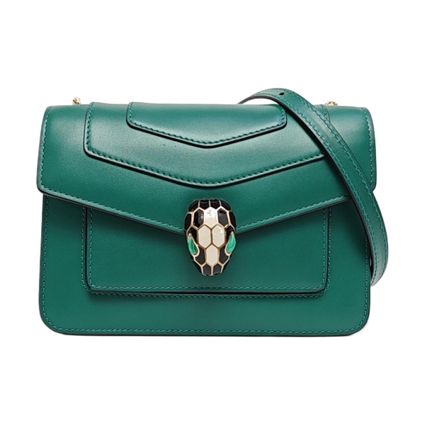 SERPENTI FOREVER Small Calfskin Green