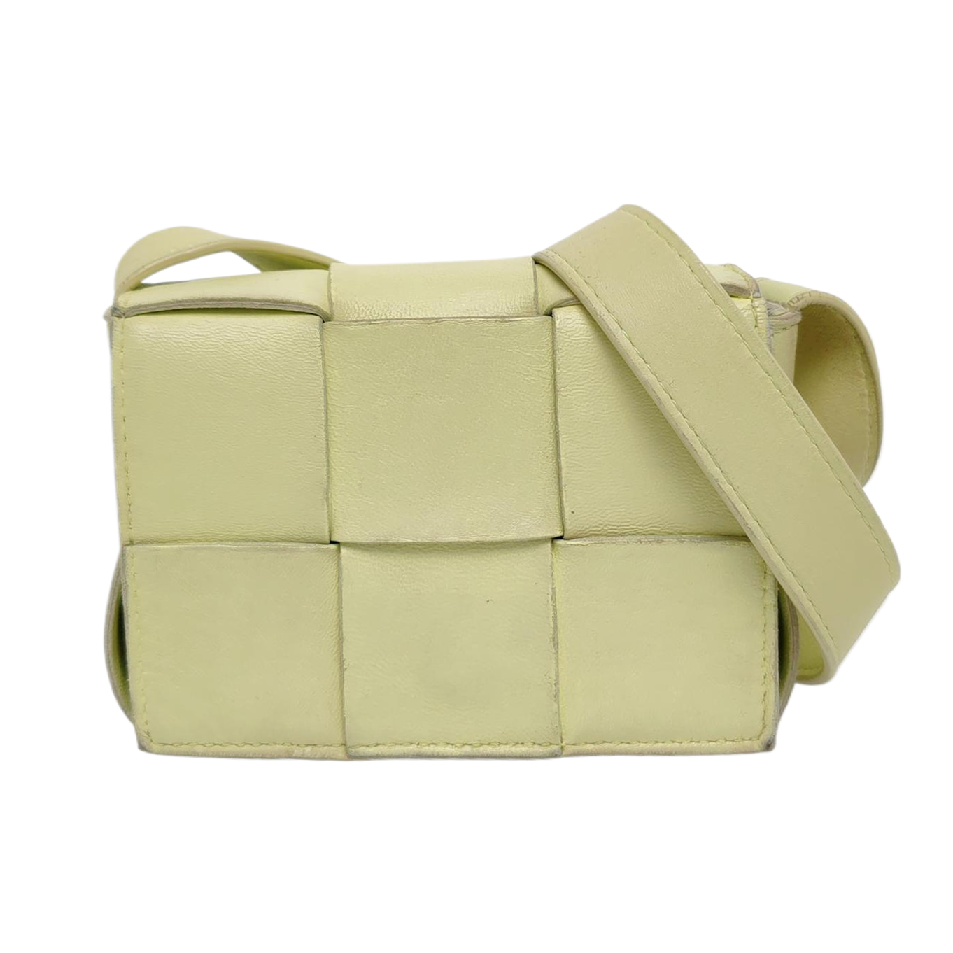 Cassette Mini Lambskin Yellow