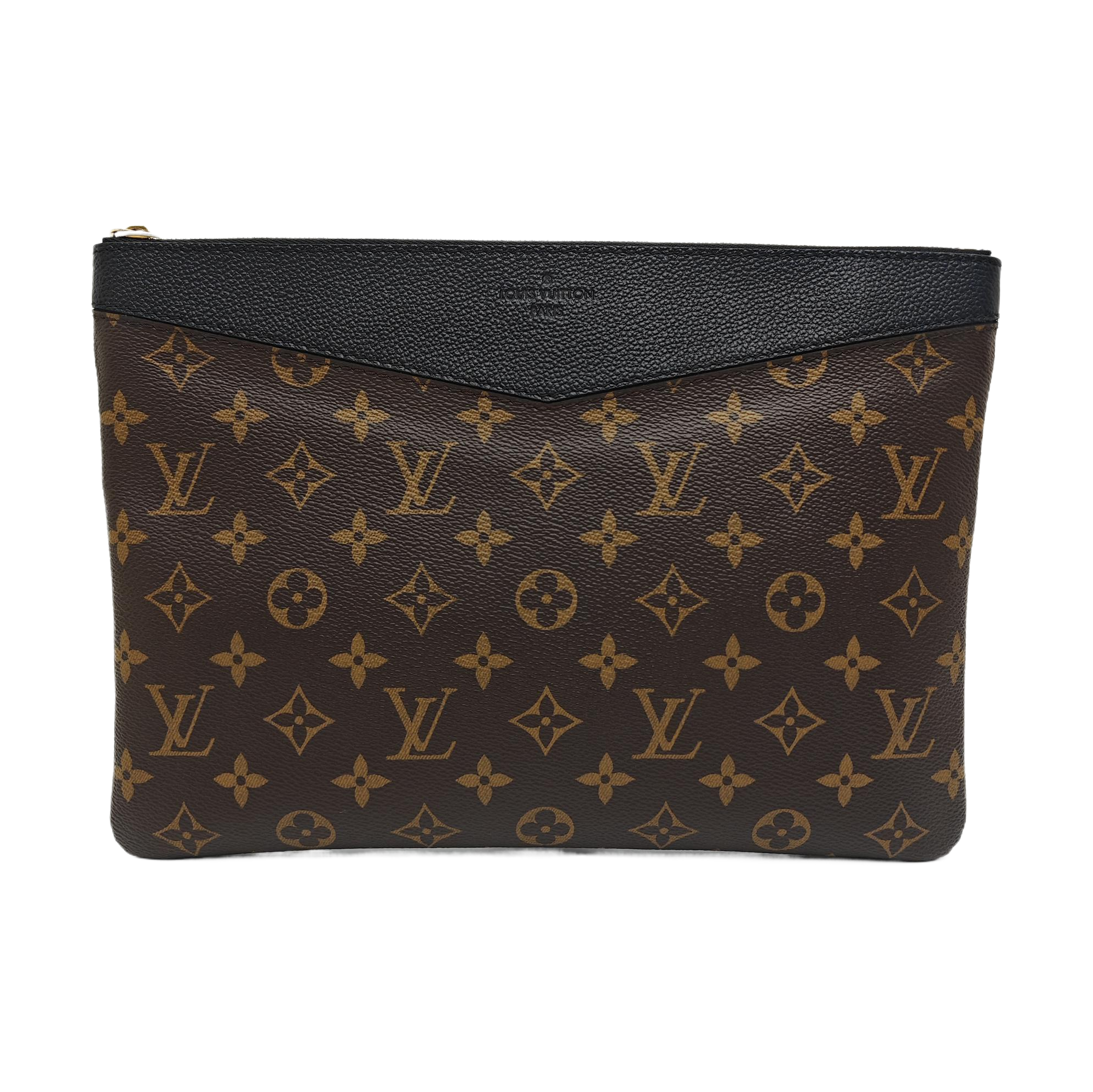 DAILY Monogram Coated Canvas Brown
