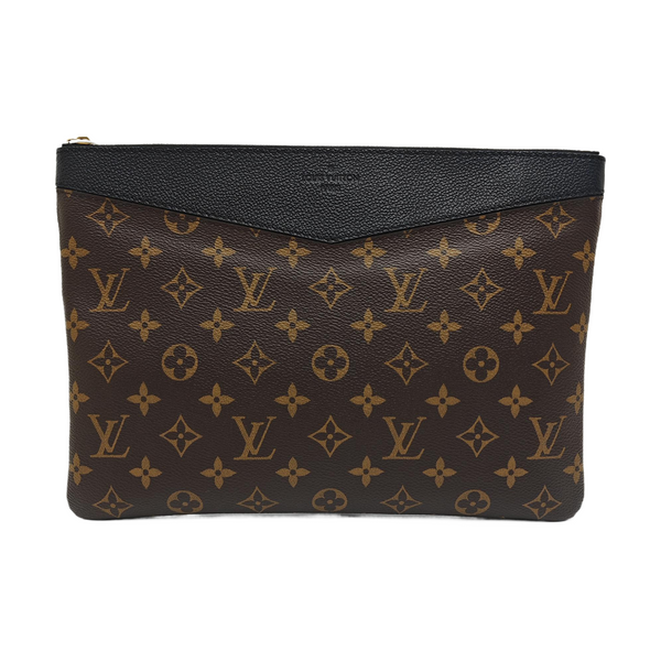 DAILY Monogram Coated Canvas Brown