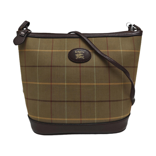 Canvas Bucket Bag Green