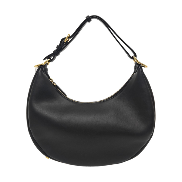 Calfskin Top Handle Bag Black
