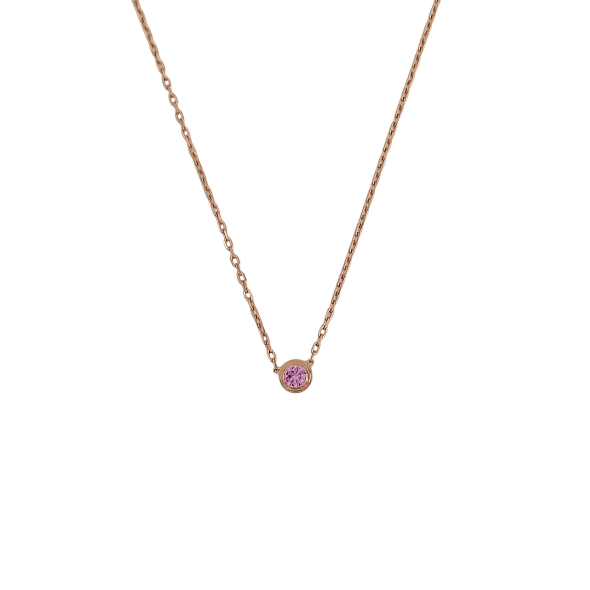 CARTIER D'AMOUR 18k Rose Gold Necklace