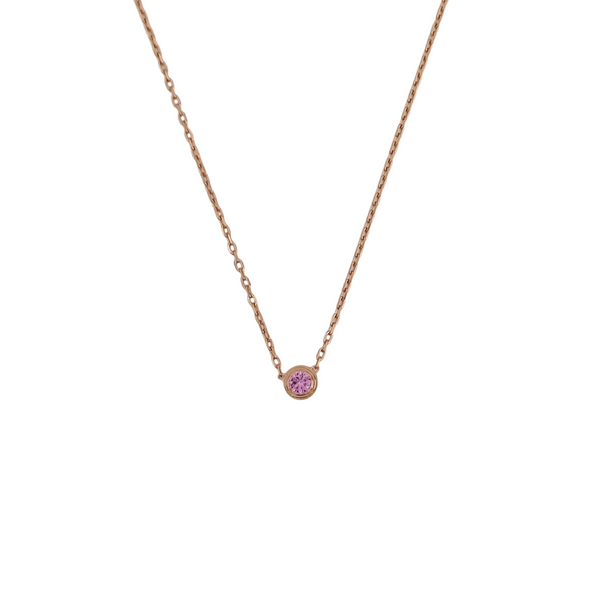 CARTIER D'AMOUR 18k Rose Gold Necklace