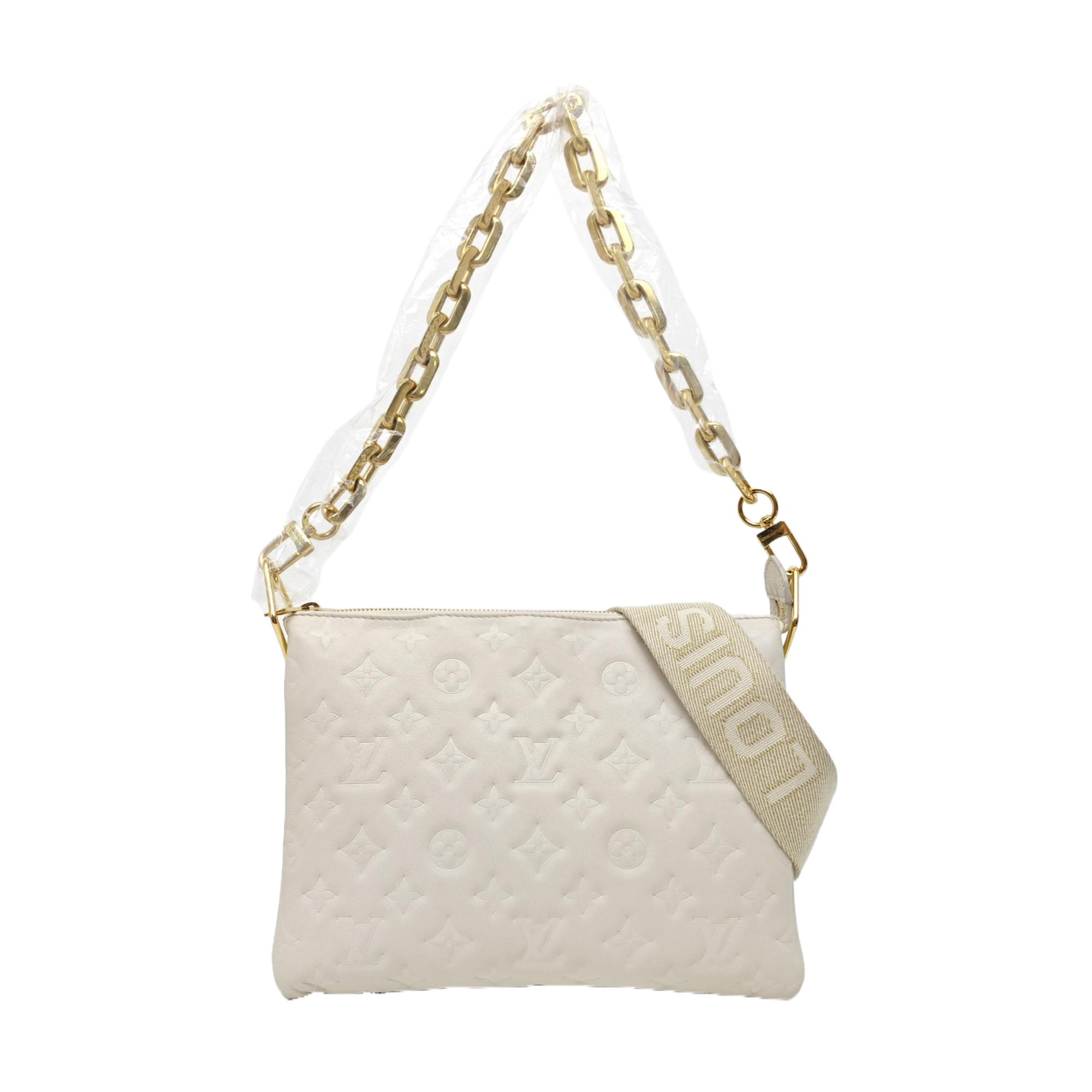 COUSSIN PM Lambskin White
