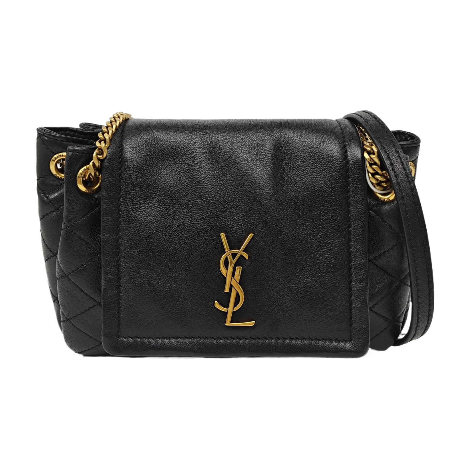 NOLITA Mini Quilted Lambskin Black
