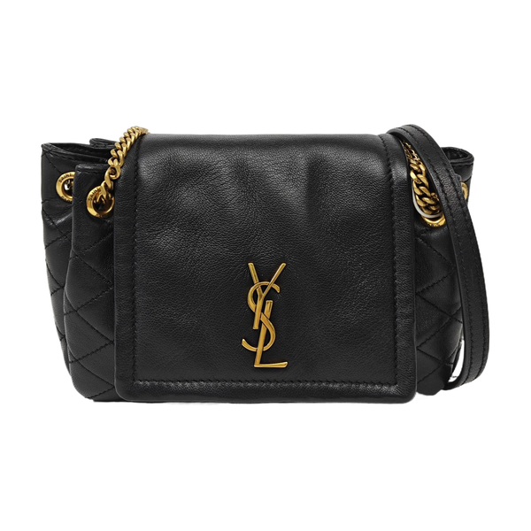 NOLITA Mini Quilted Lambskin Black