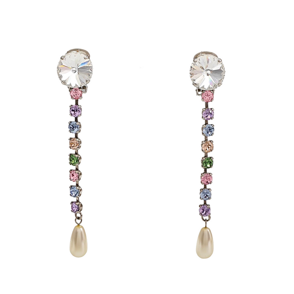 Metal Silver Clip On Earrings