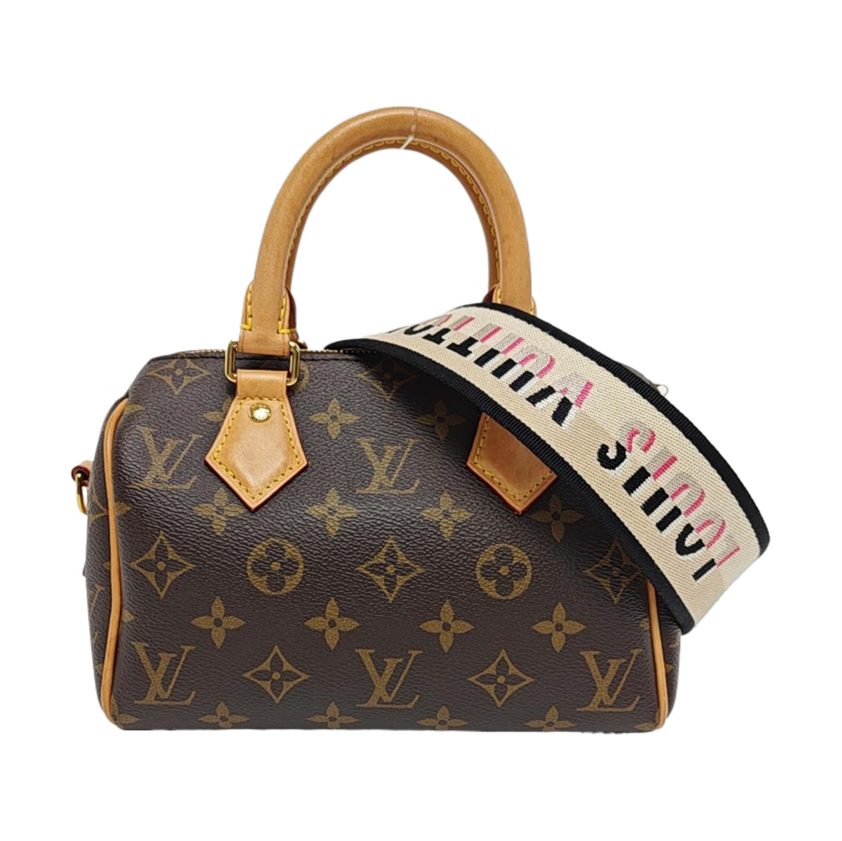 SPEEDY 20 Monogram Coated Canvas Brown