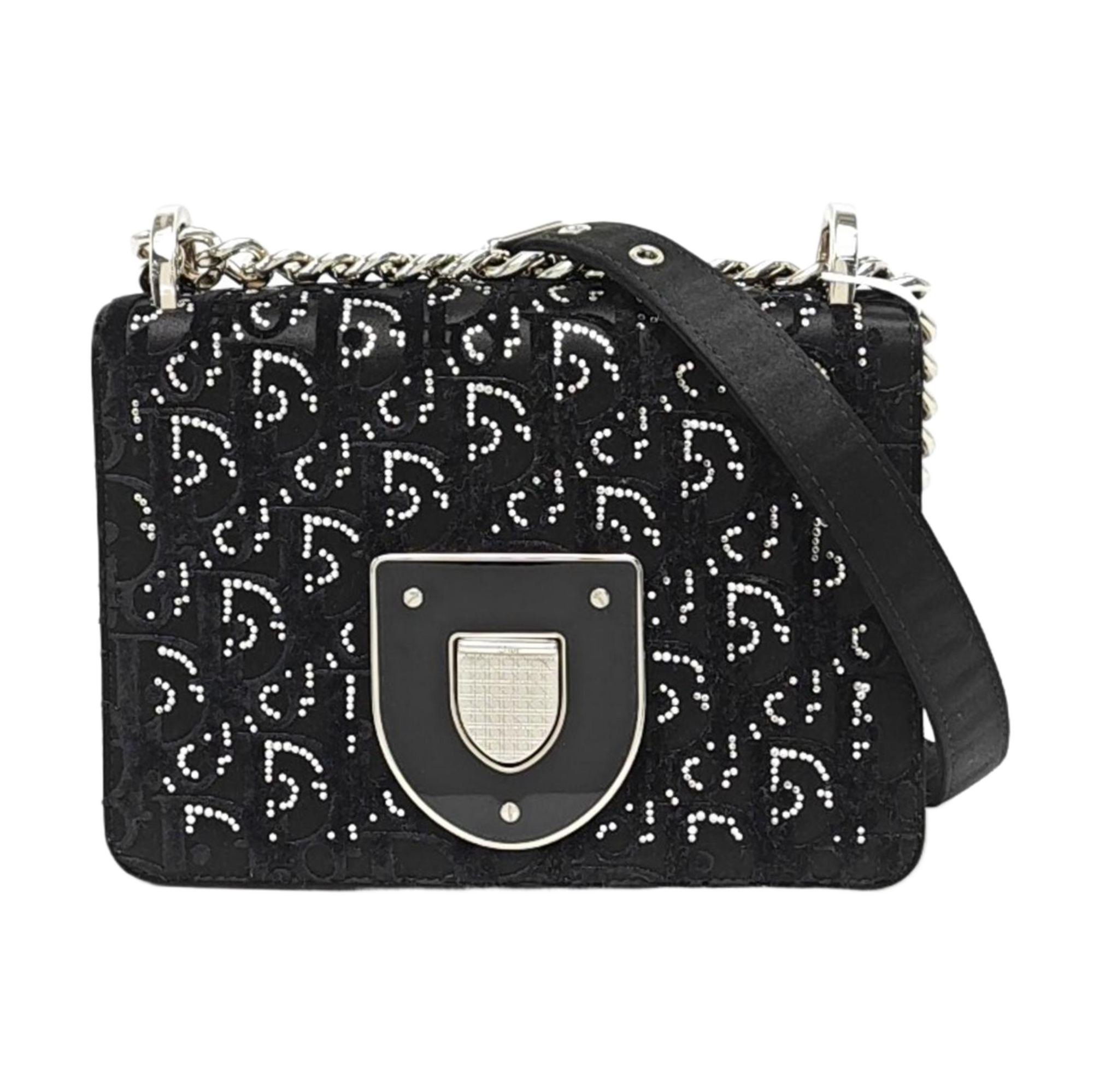 Diorama Oblique Silk Satin Black