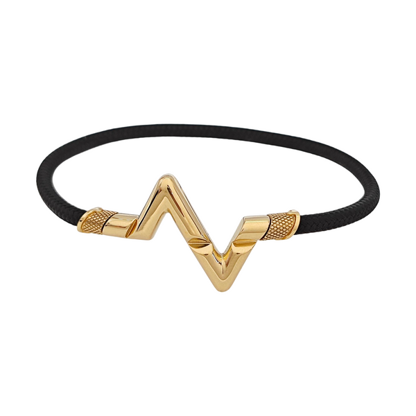 LV VOLT Fabric Black Bracelet