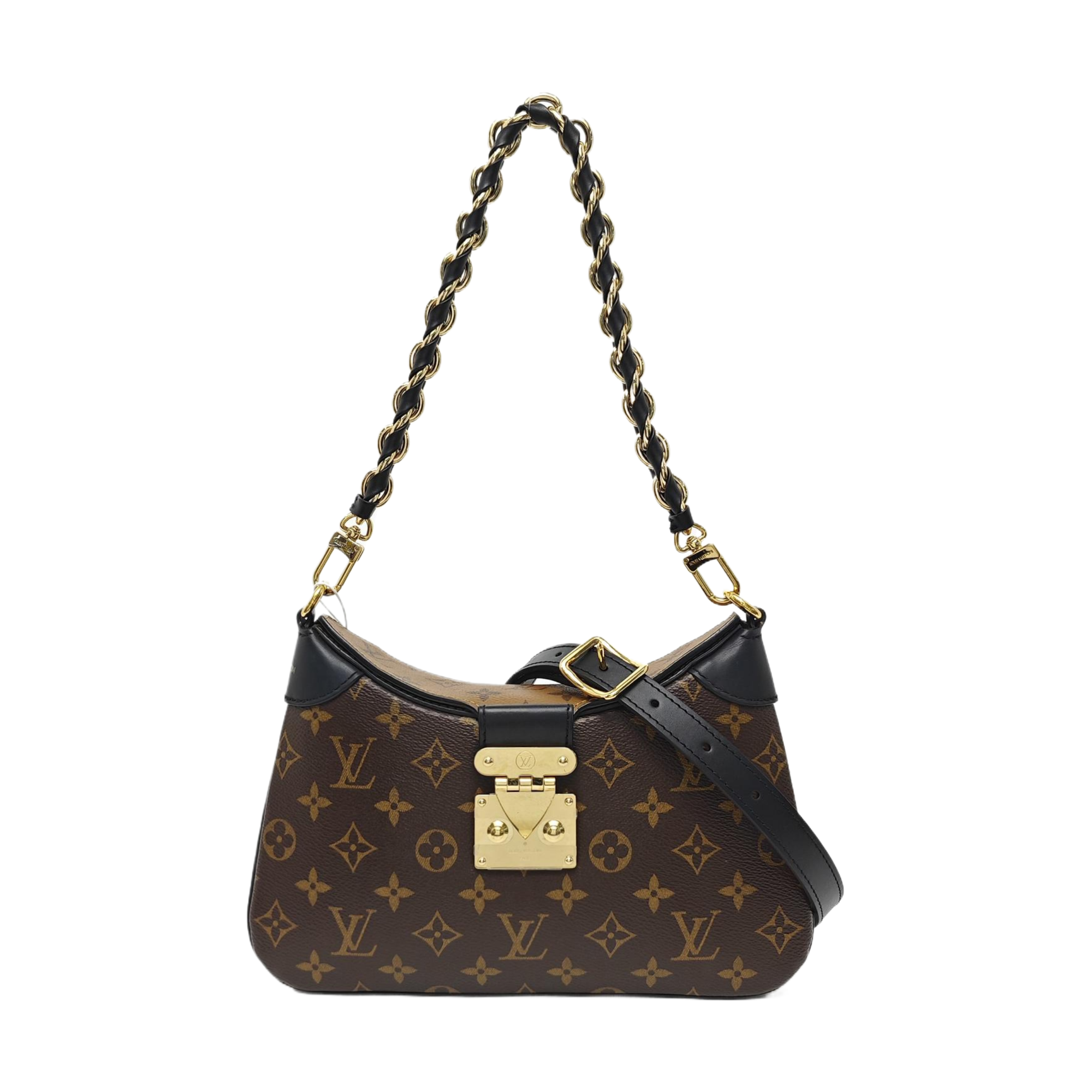 TWINNY Monogram Coated Canvas Brown