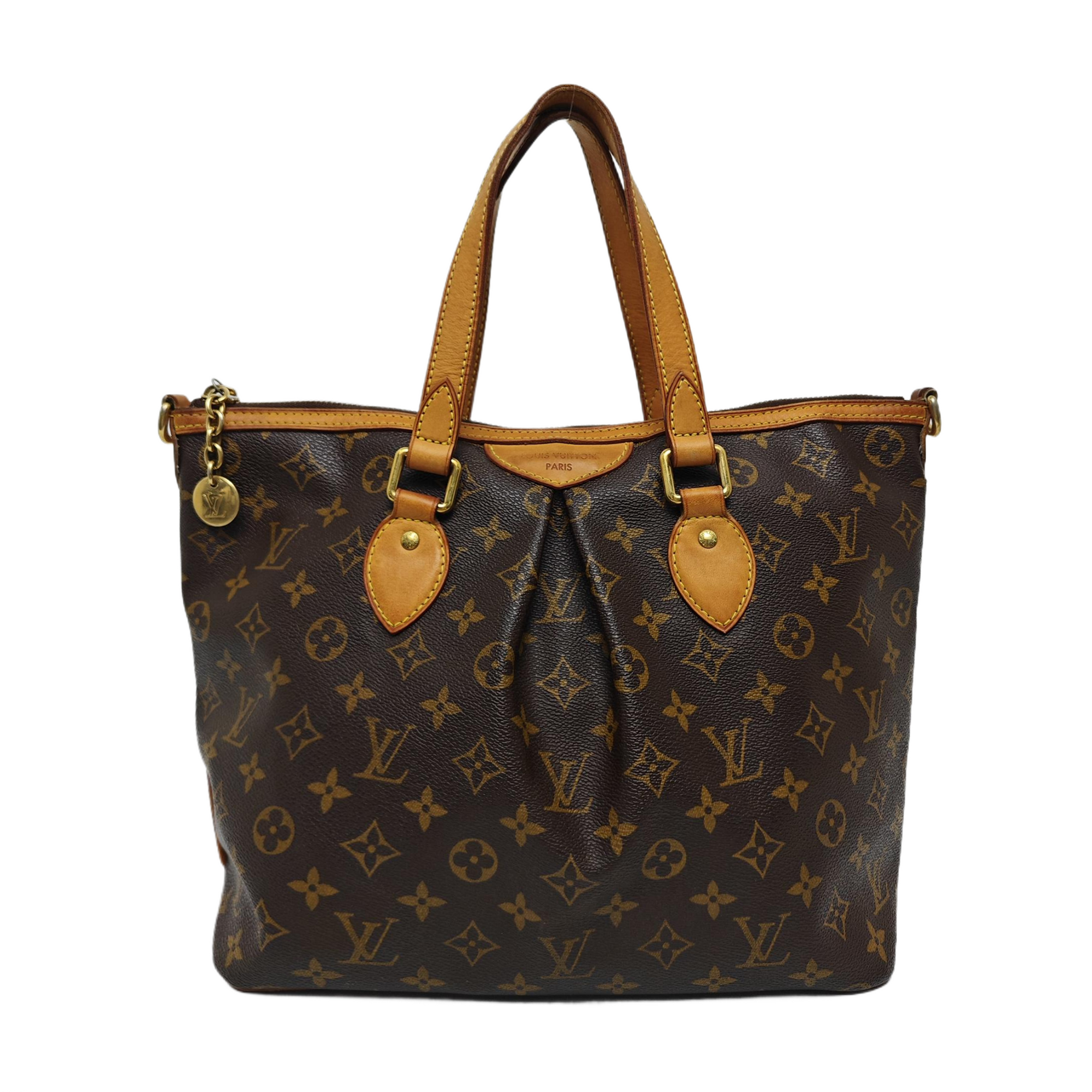 PALERMO PM Monogram Coated Canvas Brown