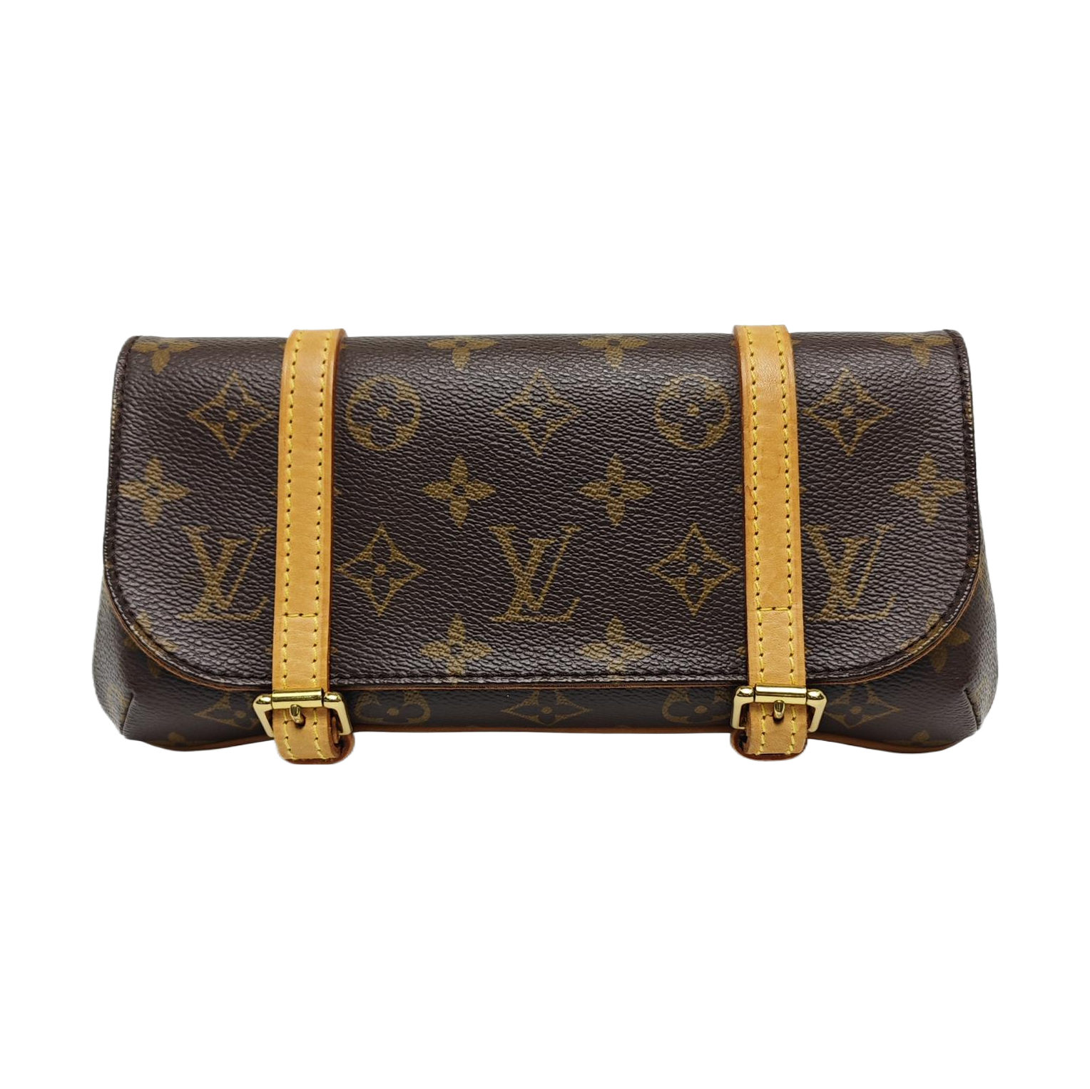 MARELLE Monogram Coated Canvas Brown