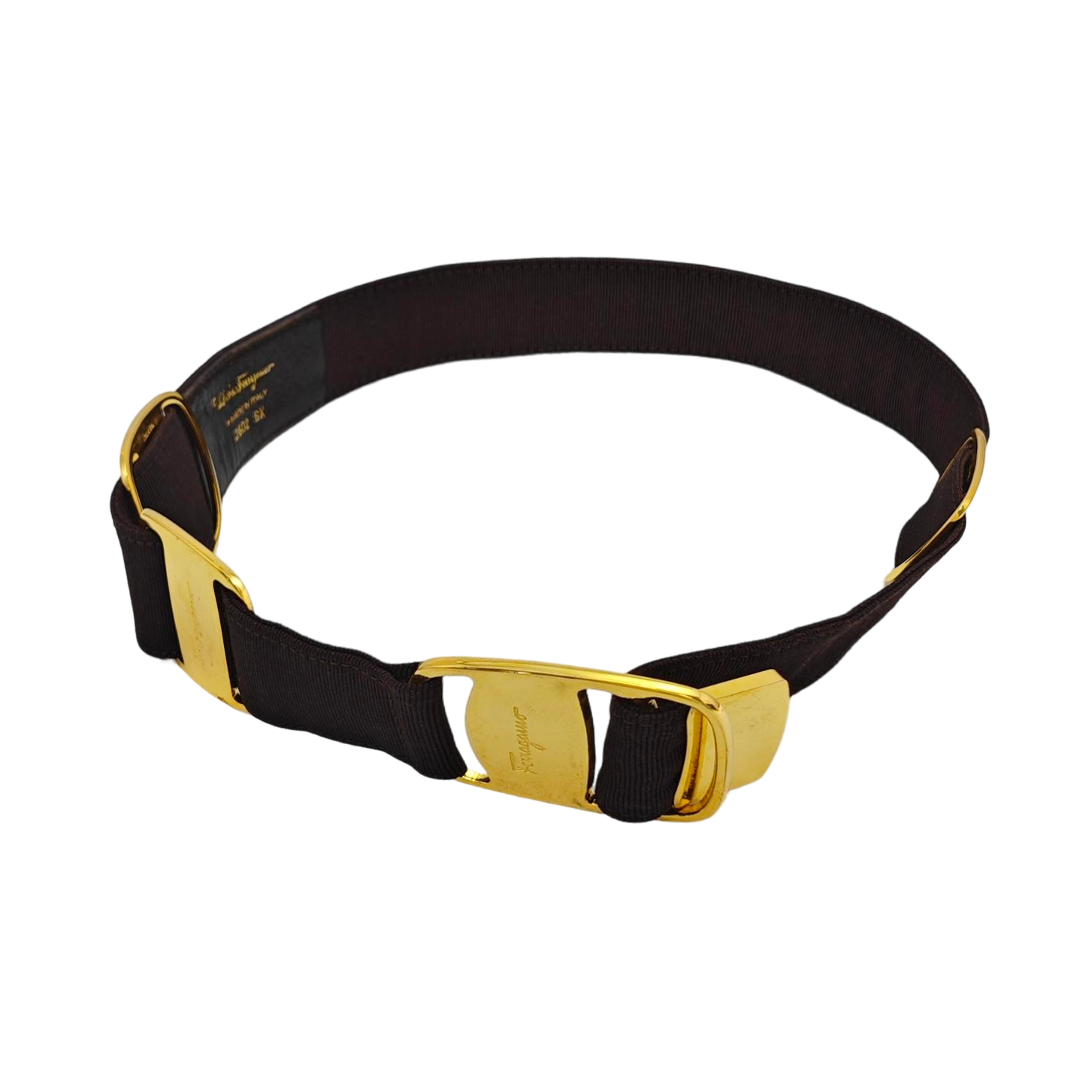 Fabric Belt Brown