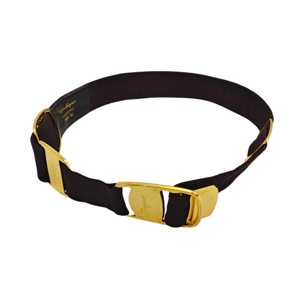 Fabric Belt Brown