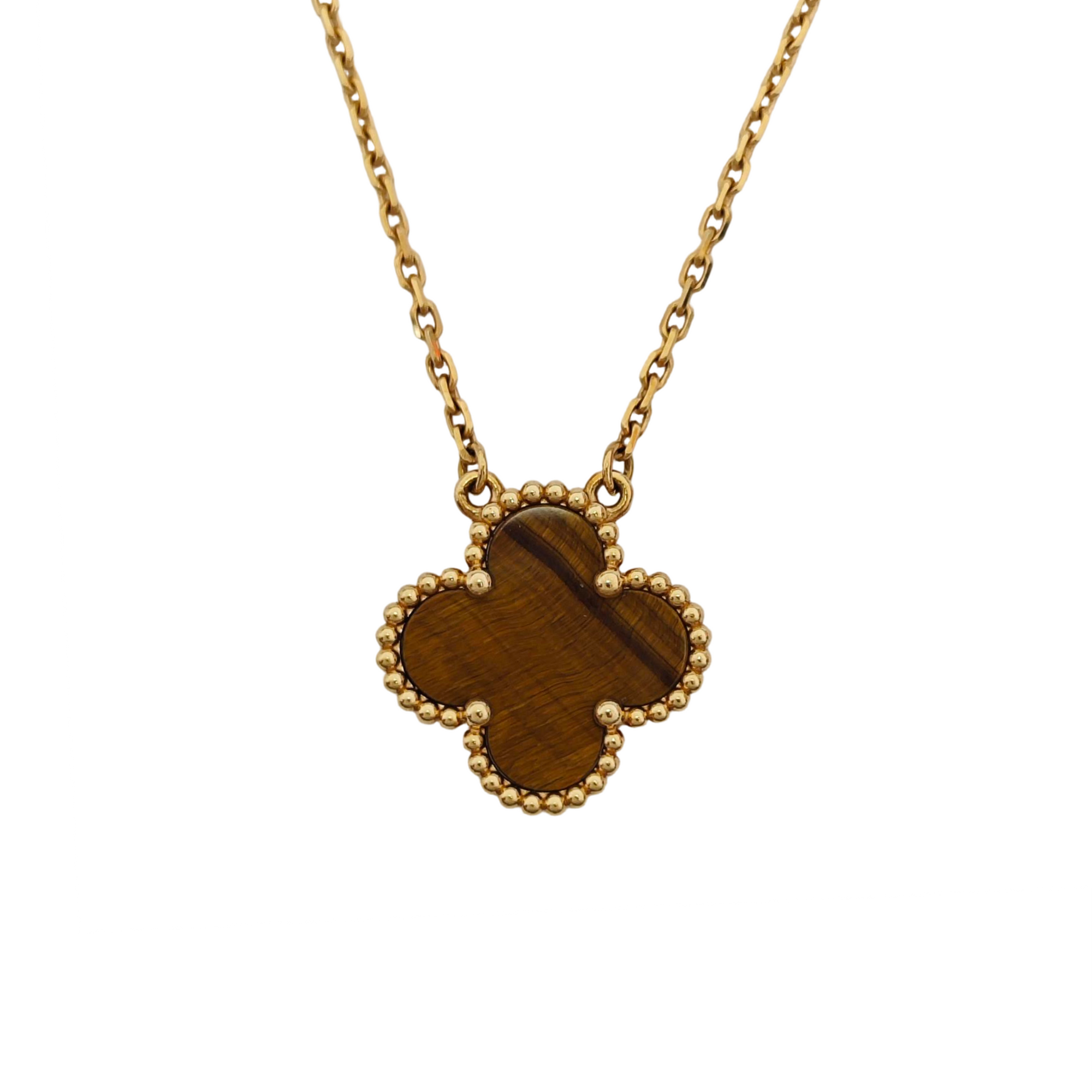 Vintage Alhambra 18k Gold Necklace