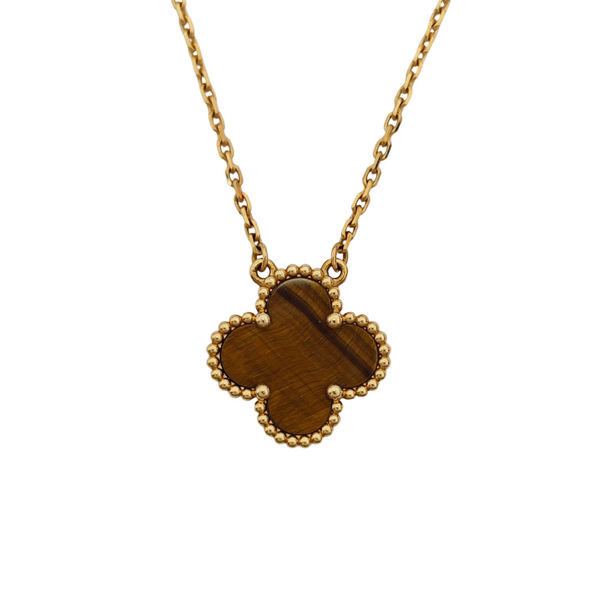 Vintage Alhambra 18k Gold Necklace