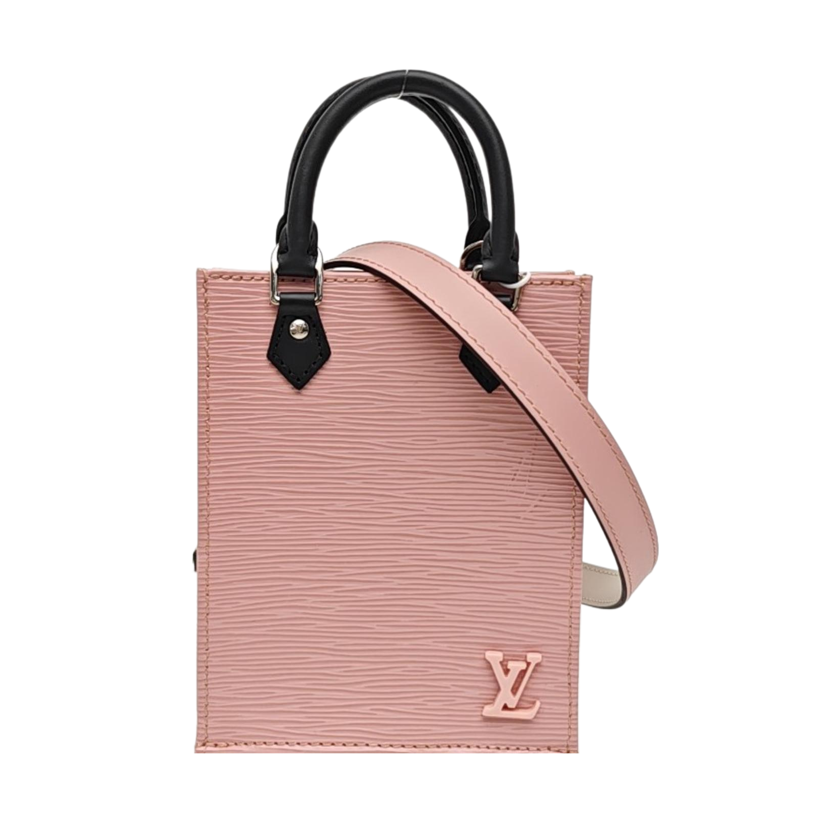 SAC PLAT Mini Epi Pink