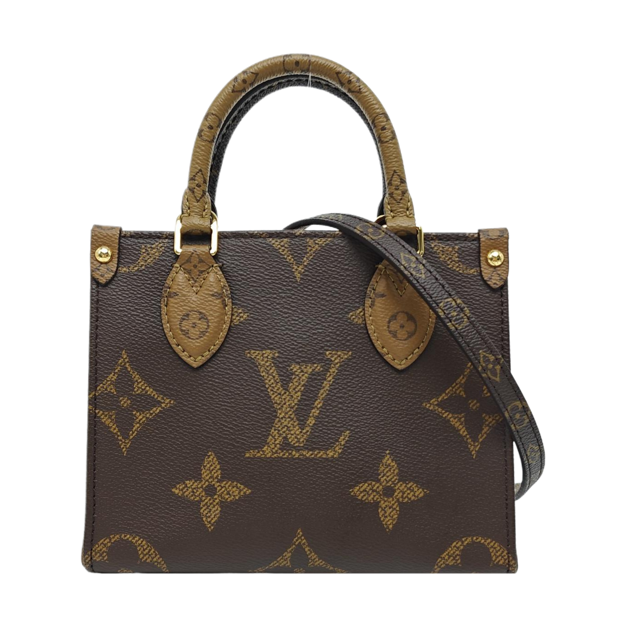 ONTHEGO BB Monogram Coated Canvas Brown