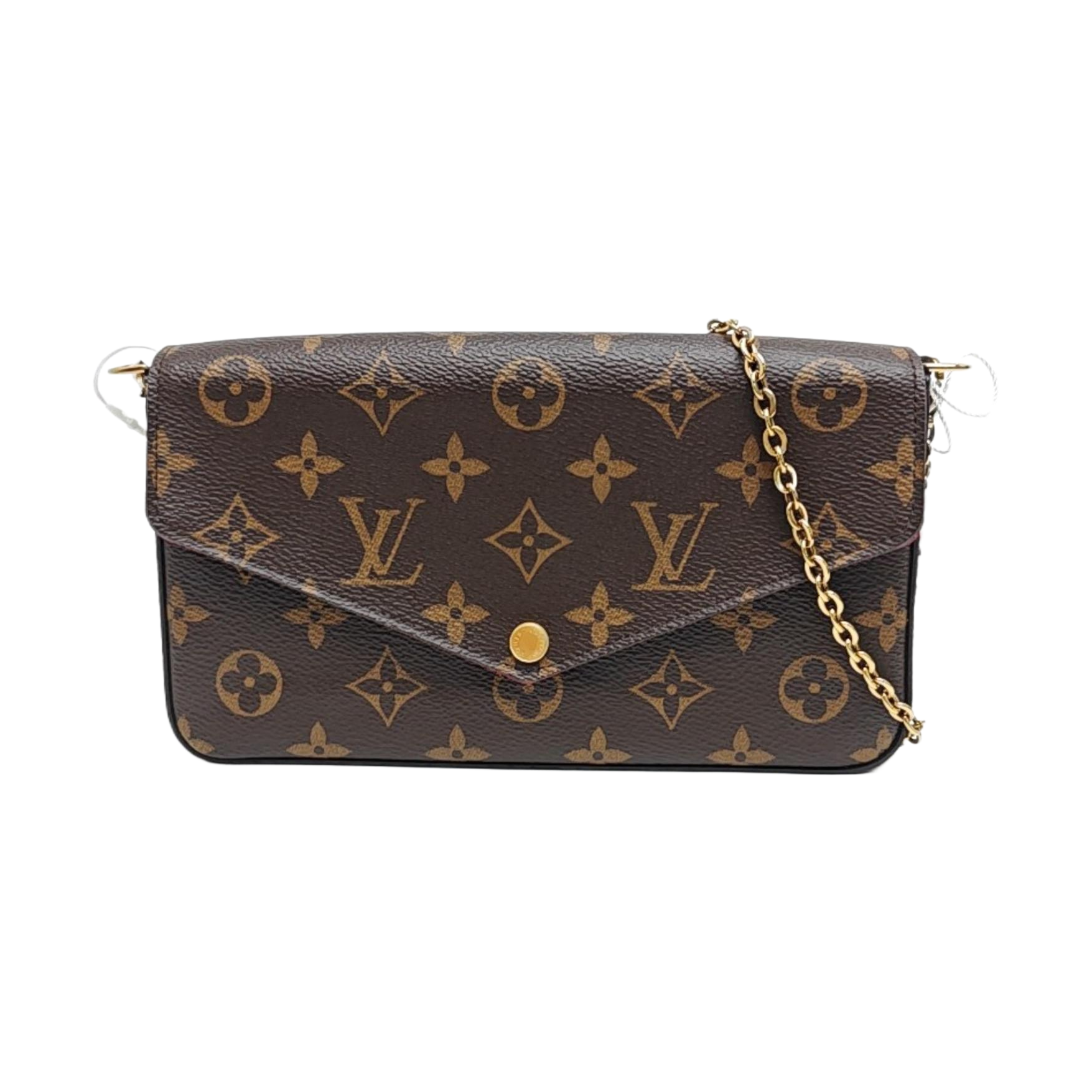 FÉLICIE Monogram Coated Canvas Brown